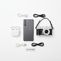 Used Korean electronics including smartphone and earbuds